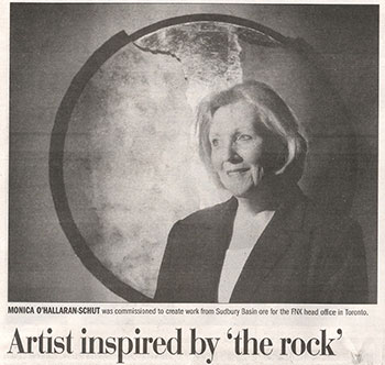Artist inspired by ‘the rock’